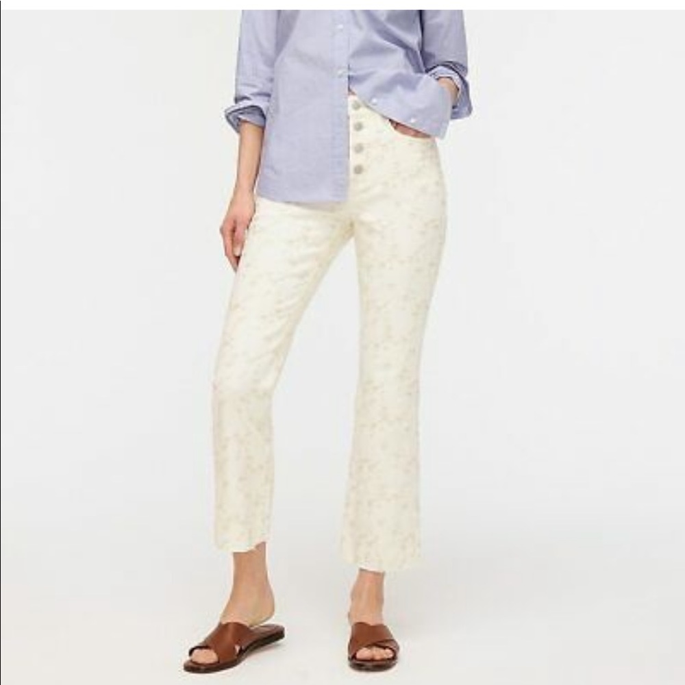 J. Crew Demi-Boot Crop Jean